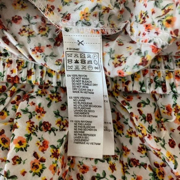 Forever 21 Womens Juniors Multicolor Floral Miniskirt Size M - Picture 7 of 8